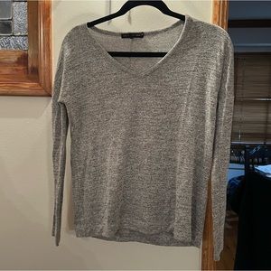 Gray Rag&Bone sweater-like long sleeved shirt